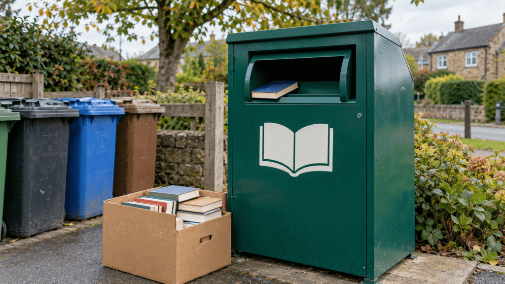 Is There a Book Recycling Bin Near Me? UK Guide (2026) 1 Is There a Book Recycling Bin Near Me A Complete UK Guide